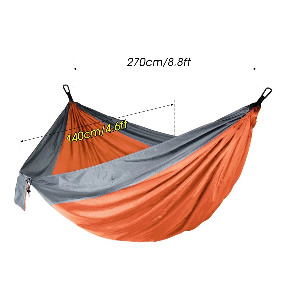 Double Camping Hammock for 2 Persons Portable Outdoor K54646
