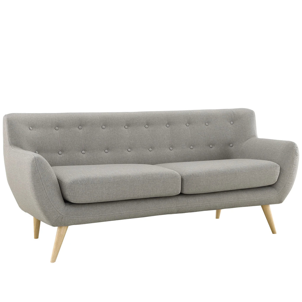 Grey Fabric Plywood Two PCS Living Room Set G443