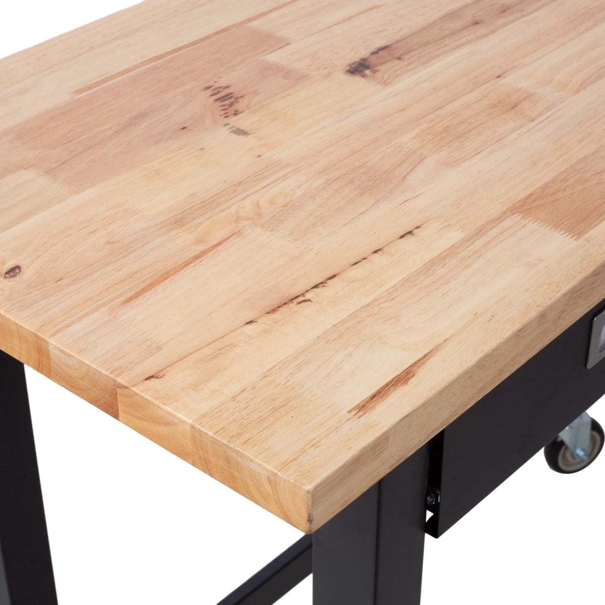 48in Heavy Duty Bamboo Wood Workbench with Drawer Storage T56410