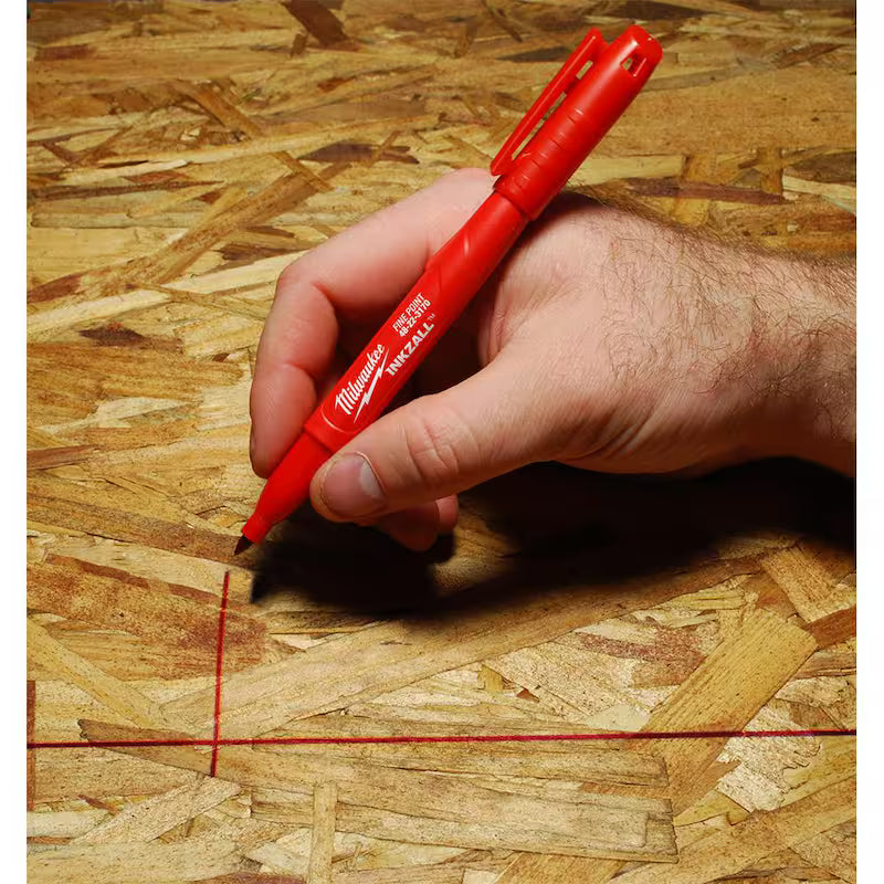 Red Fine Point Permanent Marker 36-Pack O2452