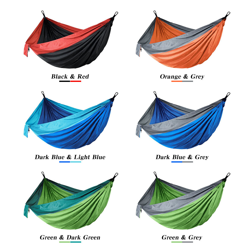 Double Camping Hammock for 2 Persons Portable Outdoor K54646