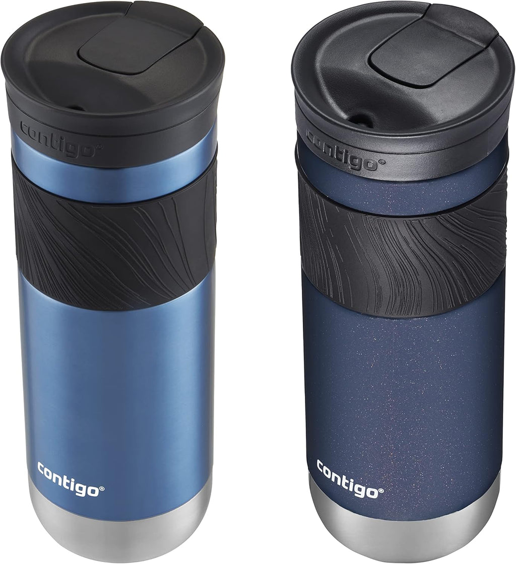 20oz Vacuum-Insulated Stainless Steel Travel Mug & Vacuum-Insulated Stainless Steel Water Bottle X856