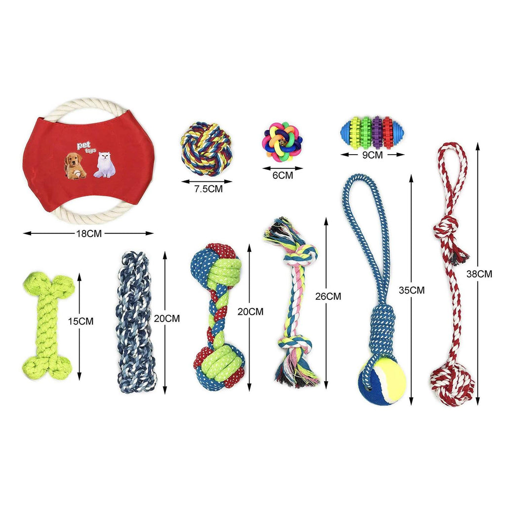 Dog Rope Toys Pack of 11 Teething Toys U665403