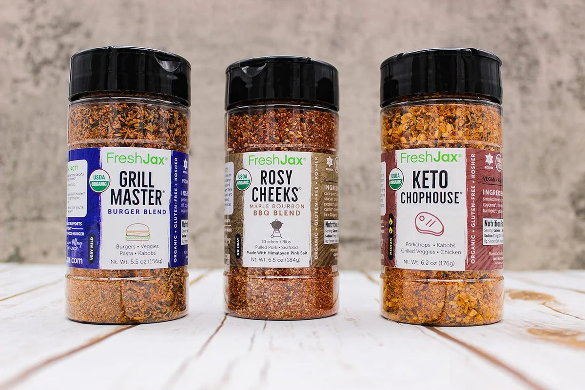 Grilling Spice Gift Sets 3 pack Non GMO Gluten Free Organic Seasoning V297834