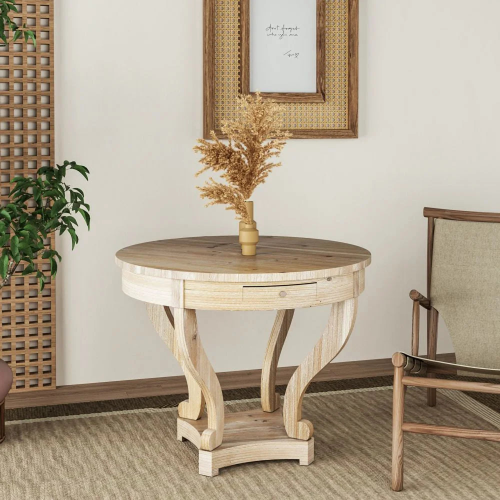Small Round Wood Dining Table R17068
