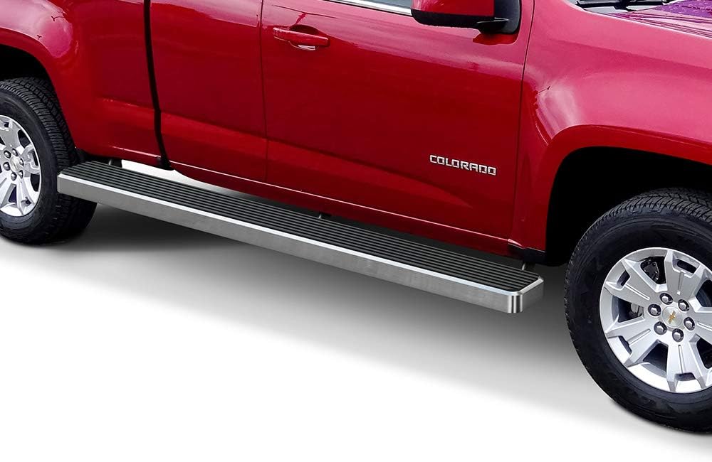 Black Powder Coated Stainless Steel Running Boards Nerf Bars Side Steps Step Rails S9843