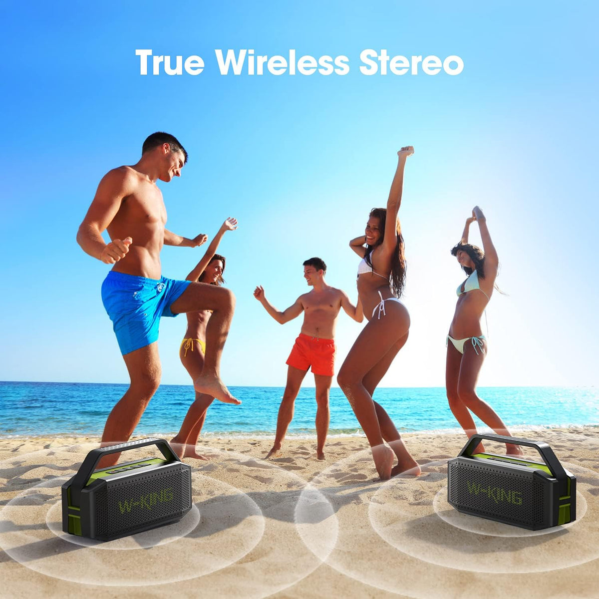 60W Portable Bluetooth Speaker IPX6 Waterproof P230
