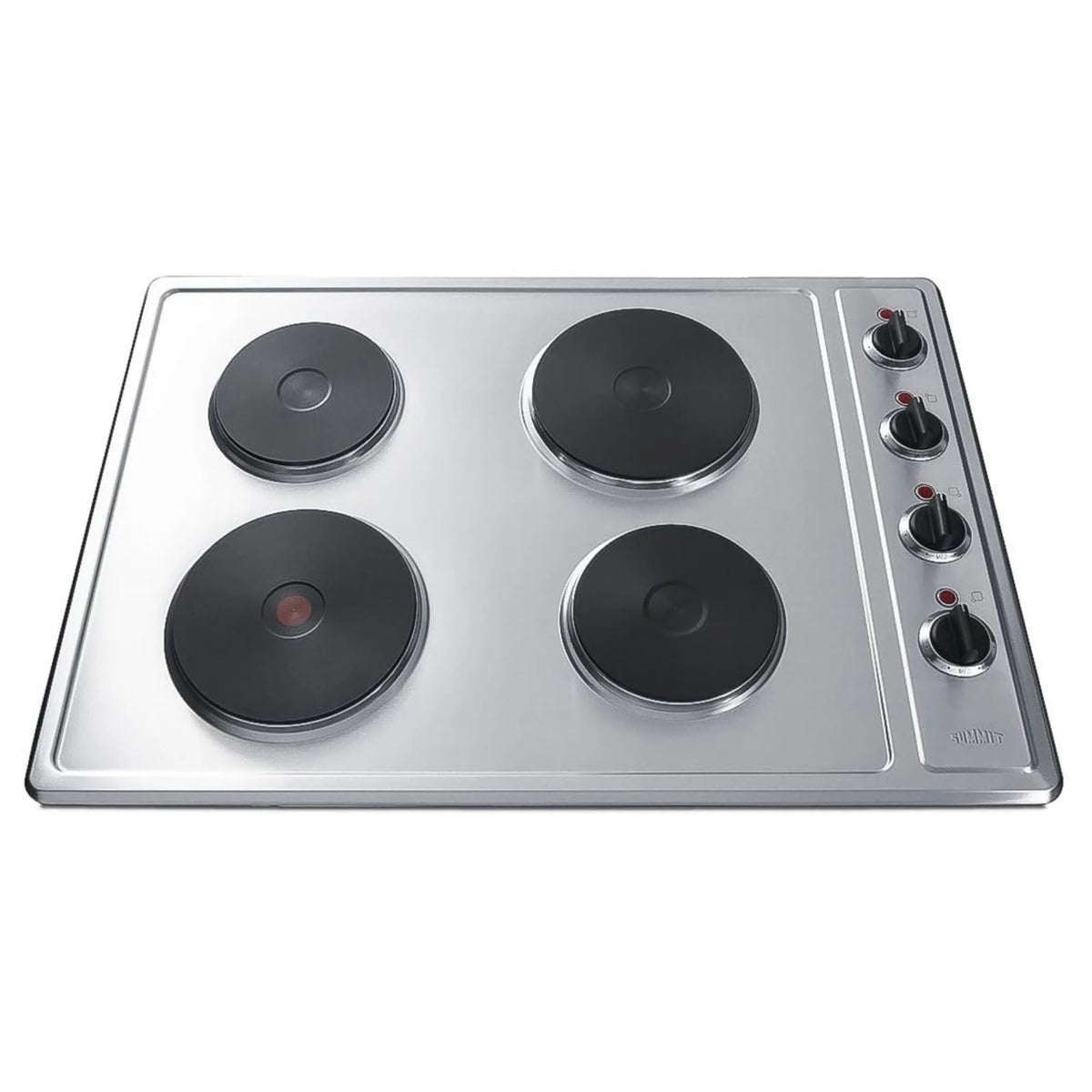 4-Burner Solid Disk Cooktop Stainless Steel H79966