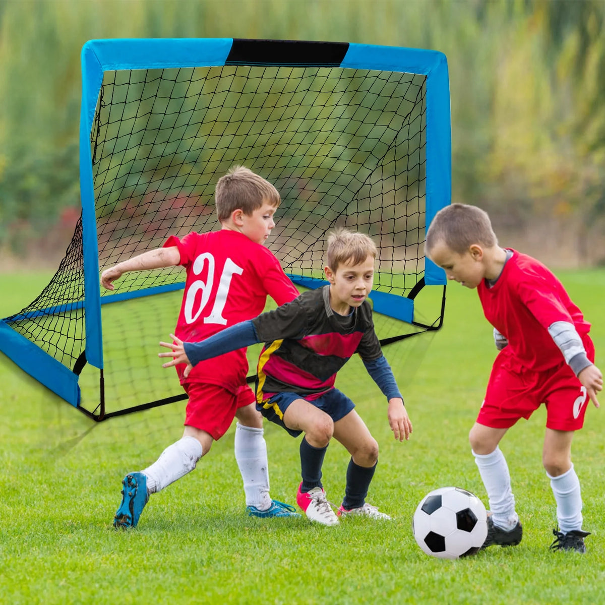 Set of 2 Folding Soccer Goals P843368