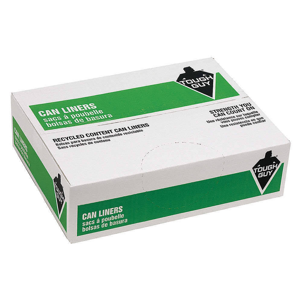Recycled Trash Bags 45 gal. Black PK100 J18985