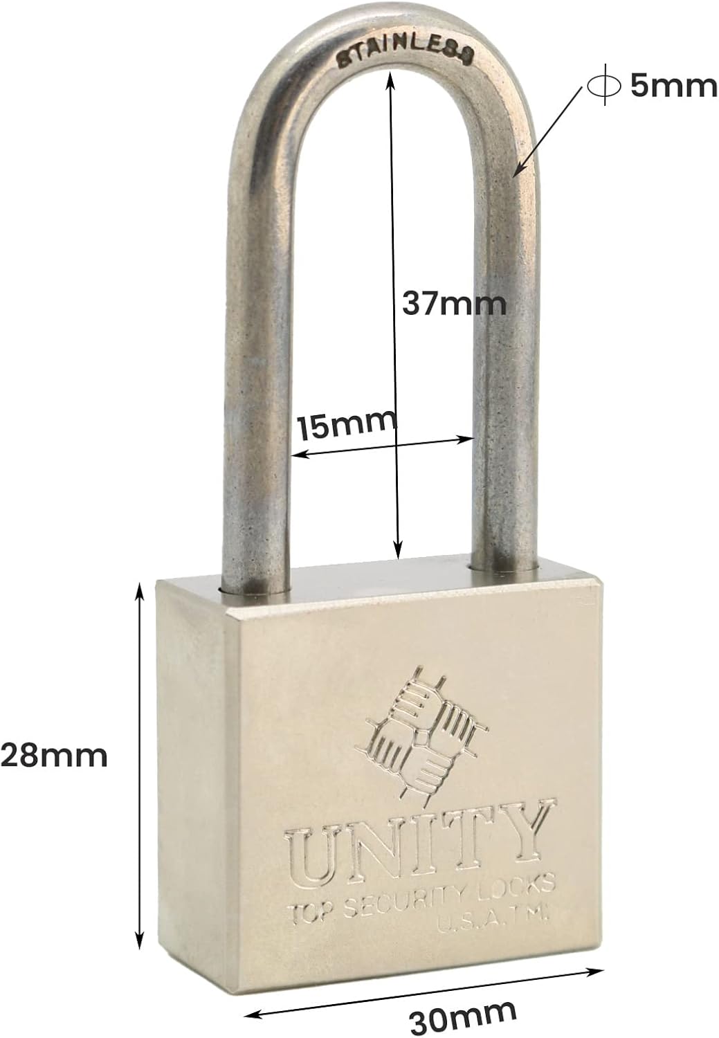 24 Pack Brass Keyed Alike Padlock with Long Shackle D3150