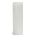 White Unscented Paraffin Pillar Candle O18088