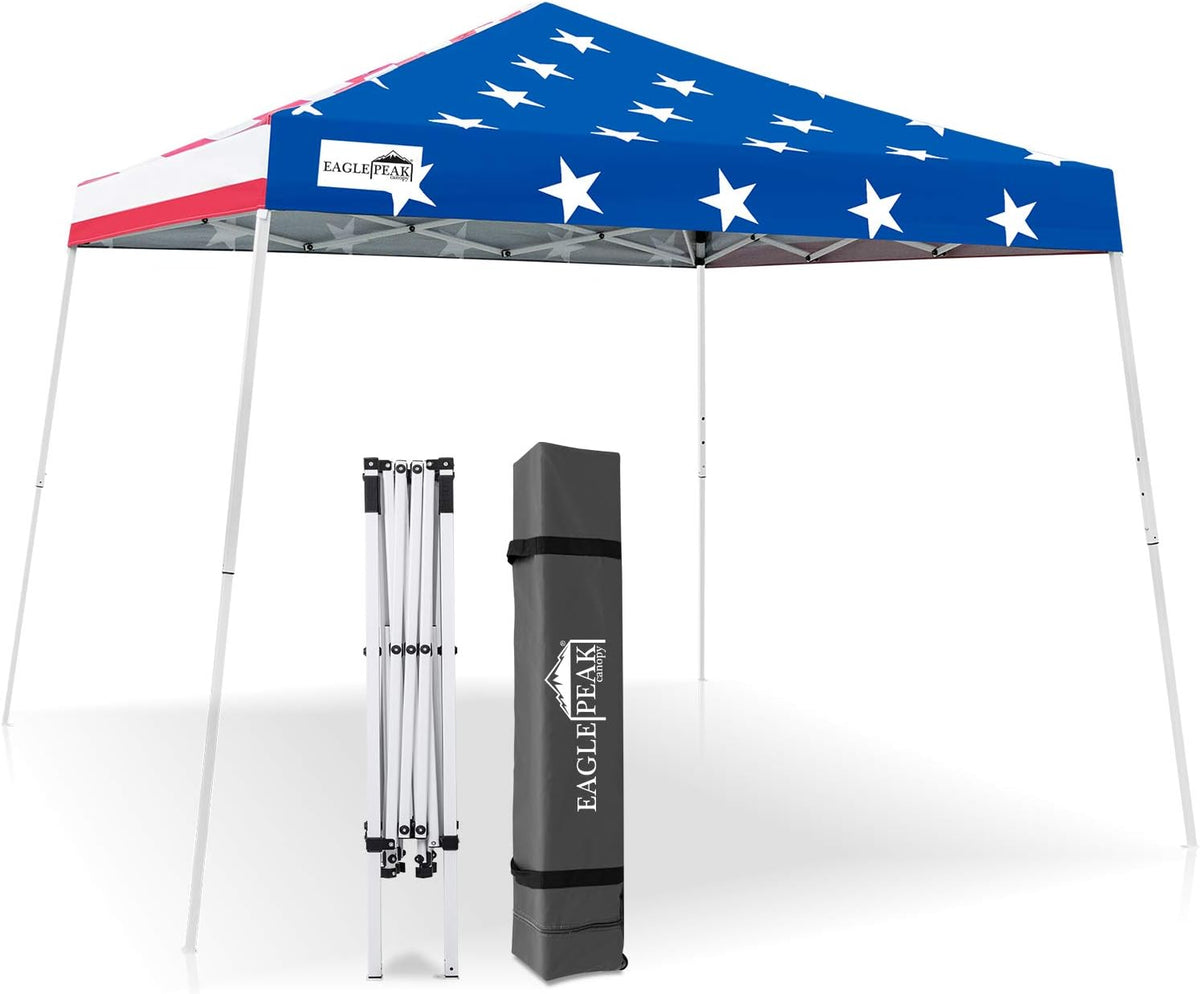 10' x 10' Slant Leg Pop-up Canopy Tent R5226