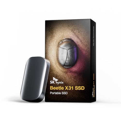 1TB Portable SSD with DRAM, USB 3.2 Gen2, External Hard Drive I98871