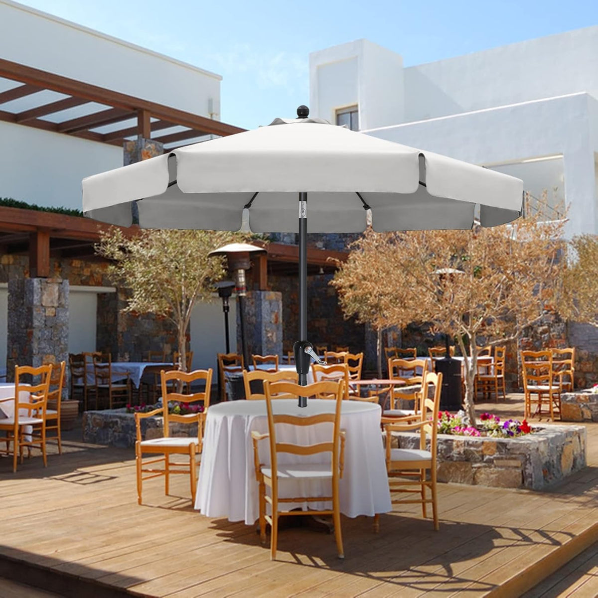 10' Blue Patio Umbrellas X699858