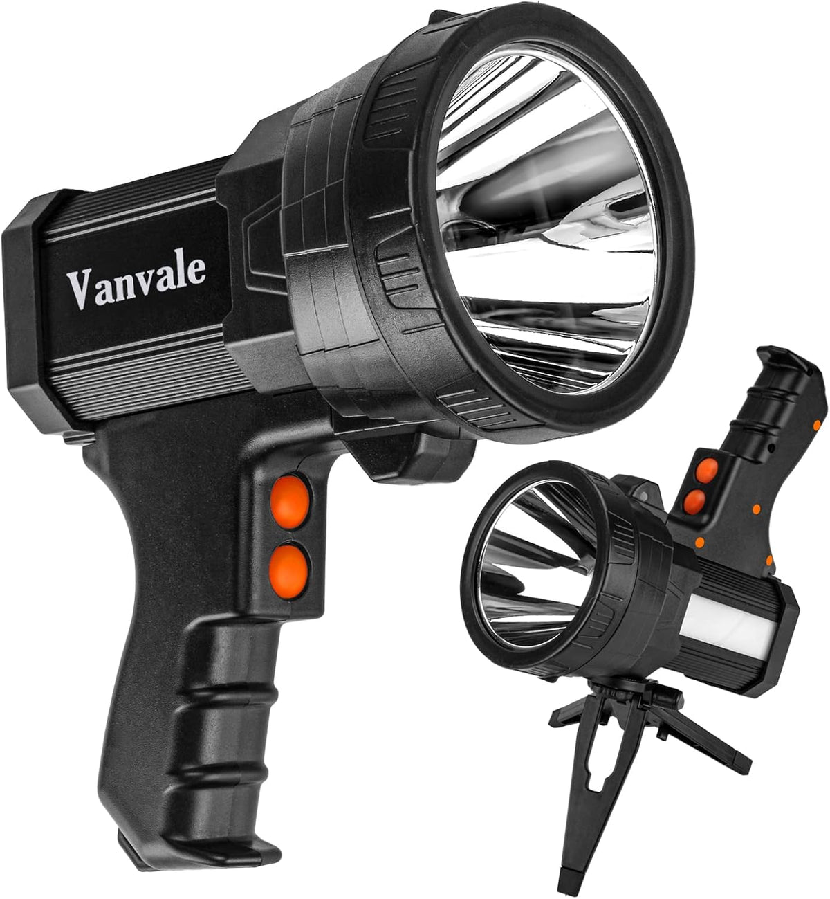 Handheld LED Spotlight Flashlight USB Rechargeable Lantern M642345