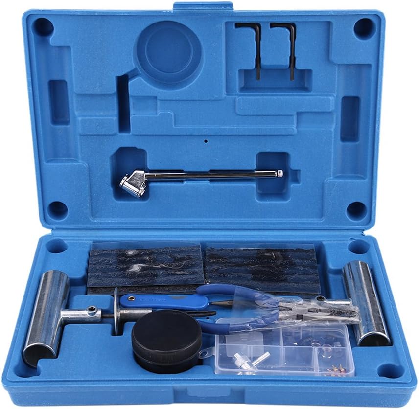 67 Pcs Tubeless Tire Repair Tool Kit E8342
