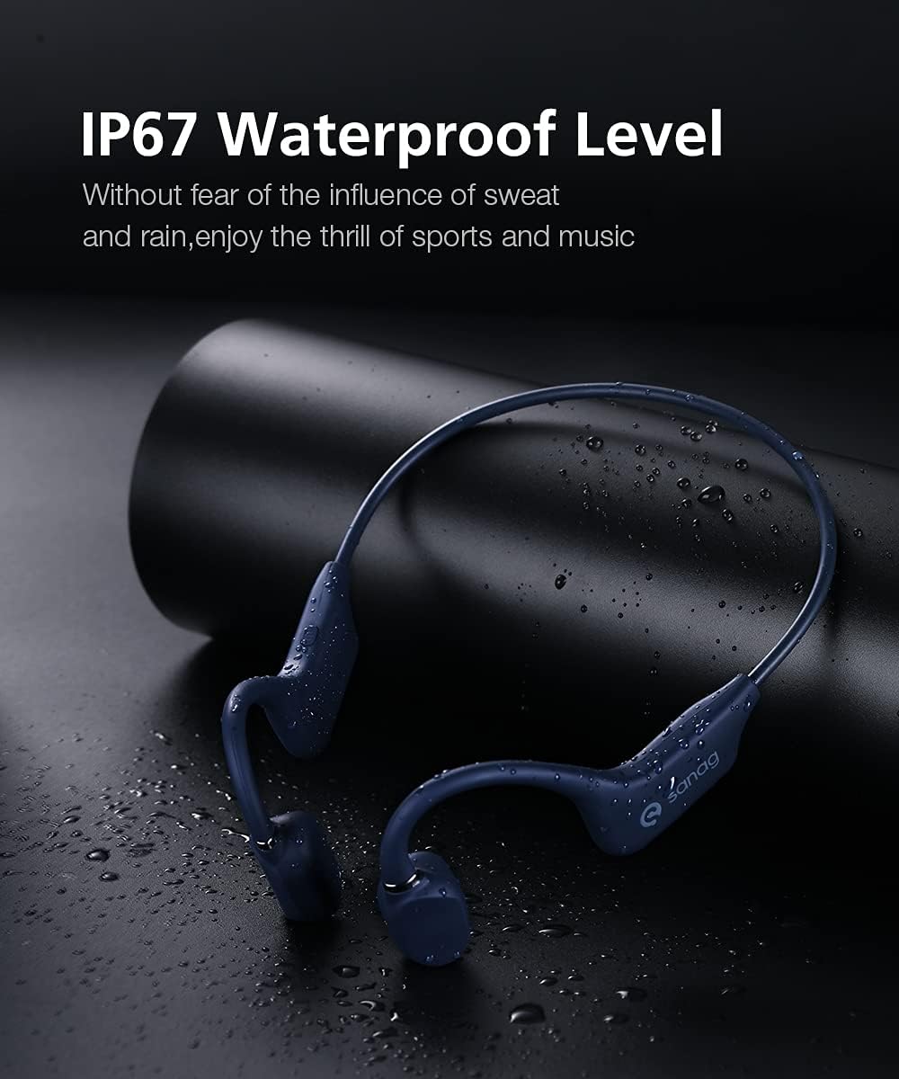 Open-Ear Wireless Air Conduction Headphones Bluetooth 5.0 with Mic V12628