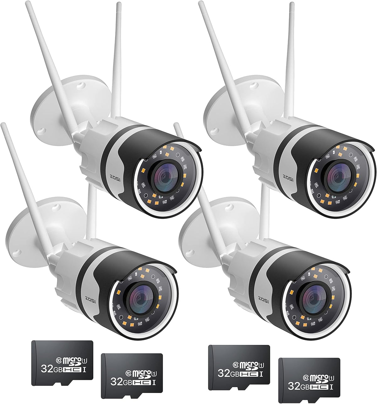 8 Channel 5MP Lite Home Security Camera System with 8 x 1080p Weatherproof Cameras T226812