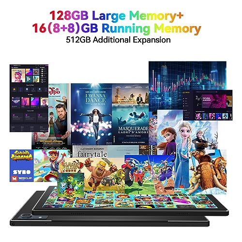 Android 13 Tablet, 10.1 inch, 128GB, 16GB, 8000mAh Battery M22865