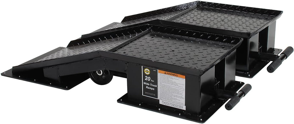 Black Wide Truck Ramp - 20 Ton Capacity O756469