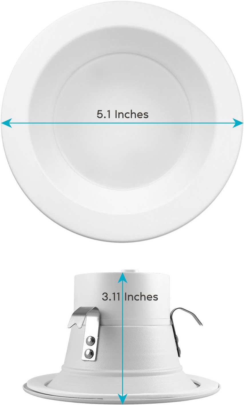 4 Inch LED Recessed Can Lights, 16 Pack N528926