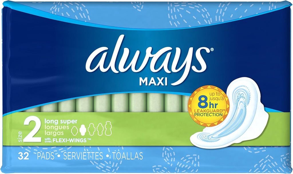 Super Pads with Wings Unscented 32 Count P394606