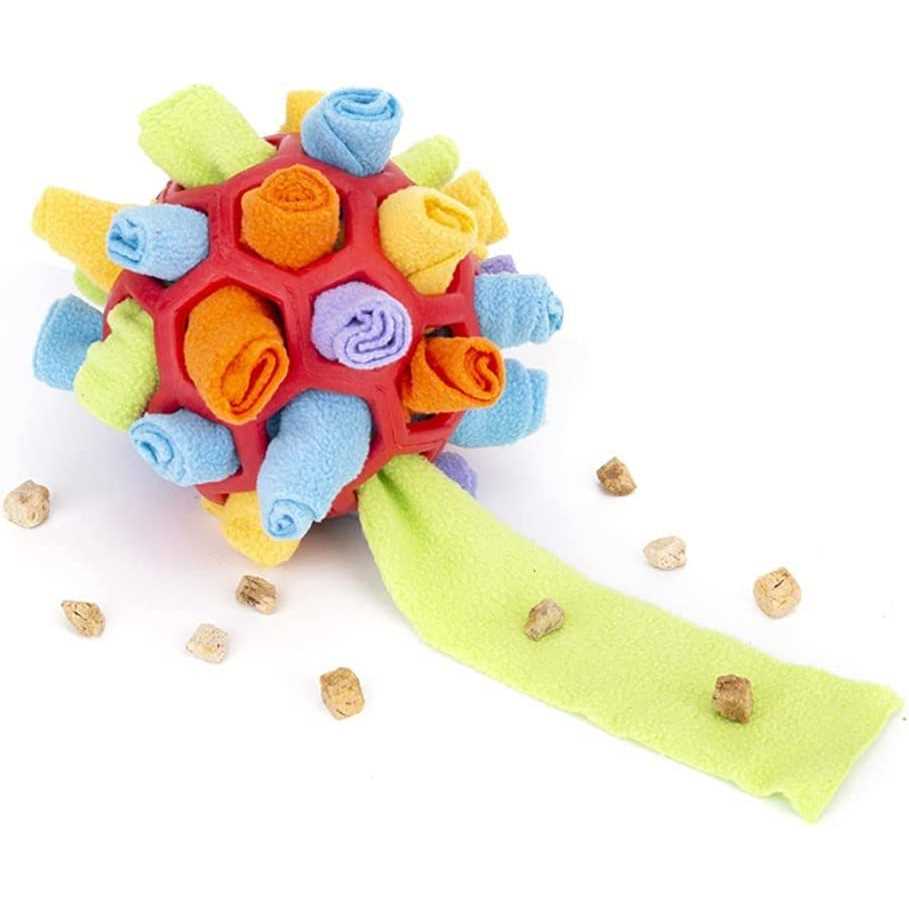 Interactive Dog Puzzle Toy Snuffle Ball Slow Feeder F350418