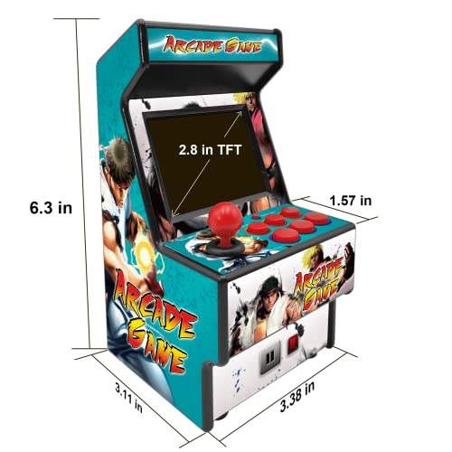 2.8 Inch Screen Handheld Gaming Device with 156 Retro Games (Black) H578
