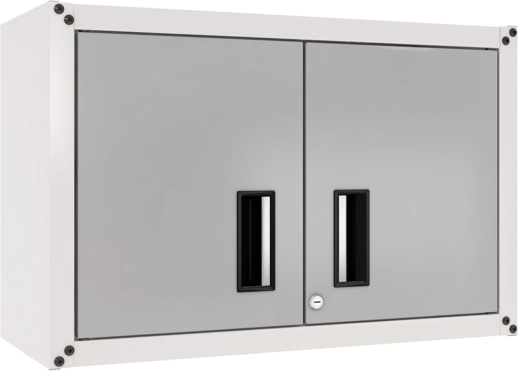 Small Wall Steel Cabinet 2 Doors Black L80511