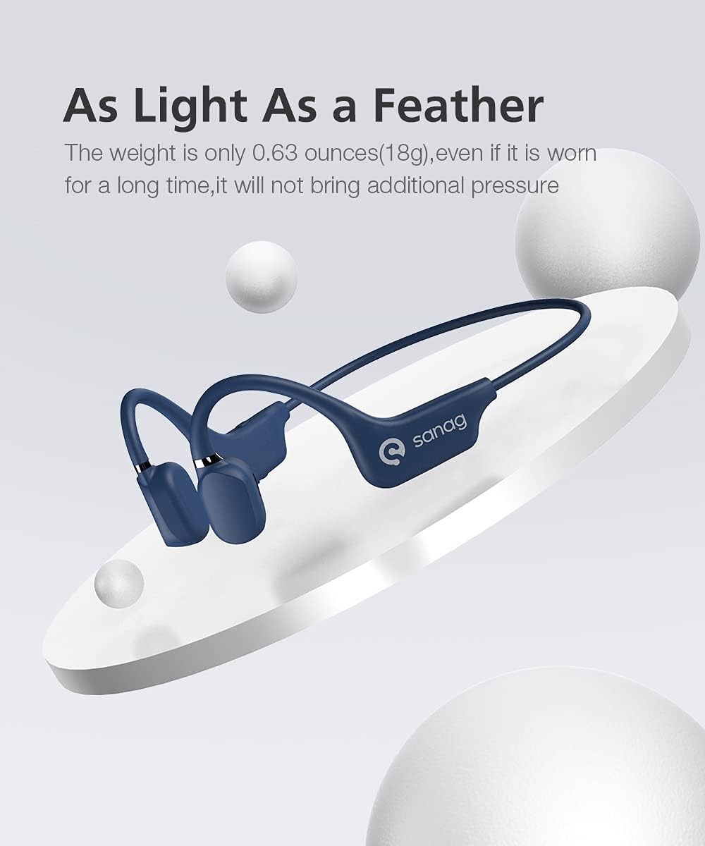 Open-Ear Wireless Air Conduction Headphones Bluetooth 5.0 with Mic V12628