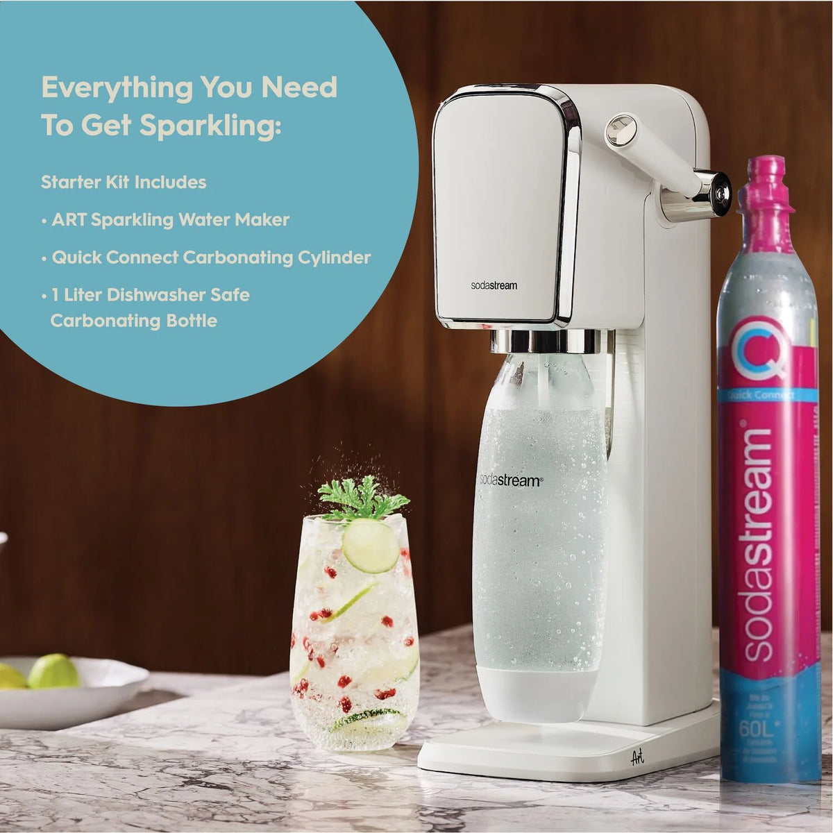 Black Sparkling Water Maker V5254