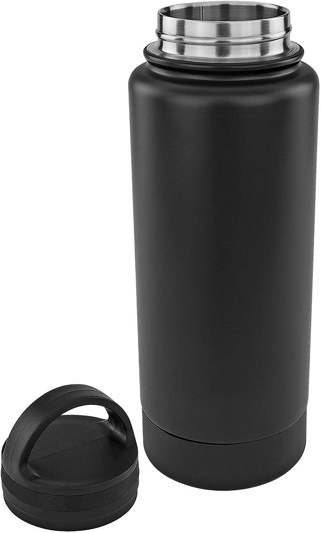 Black 12 Ounce Stainless Steel Drinking Tumbler Bottle Diversion Safe G742779