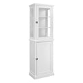 White Tall Bathroom Cabinet D94810