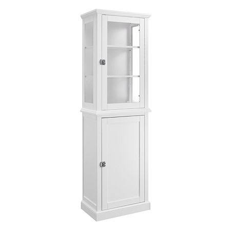 White Tall Bathroom Cabinet D94810