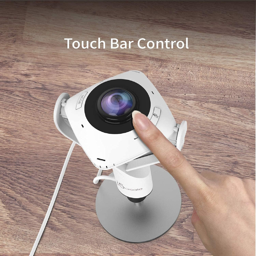 360 Degree All Around Meeting Webcam 1080P HD Video Conference Camera with Microphone USB-C J9299