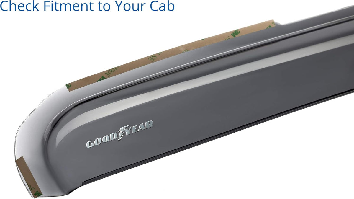 Shatterproof in-Channel Window Deflectors for Trucks 4 pcs V1310