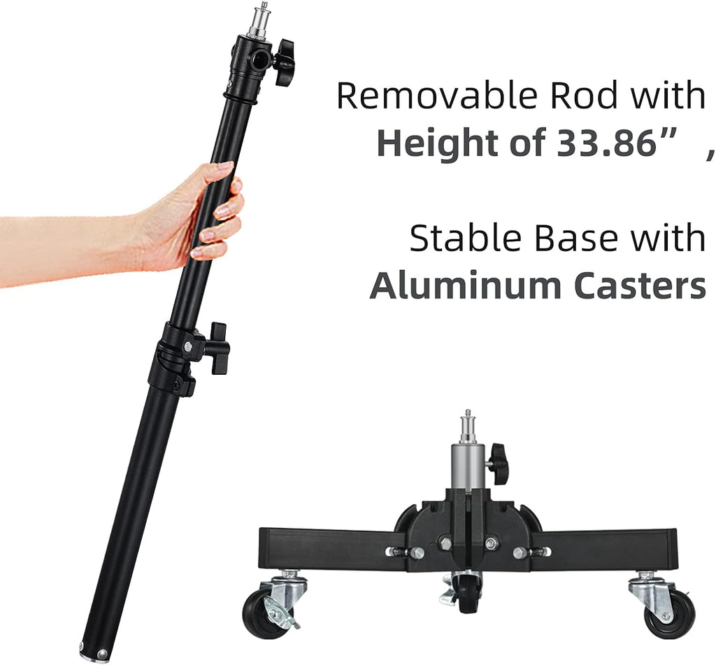 Photography Tripod Light Stand Base with Casters K216