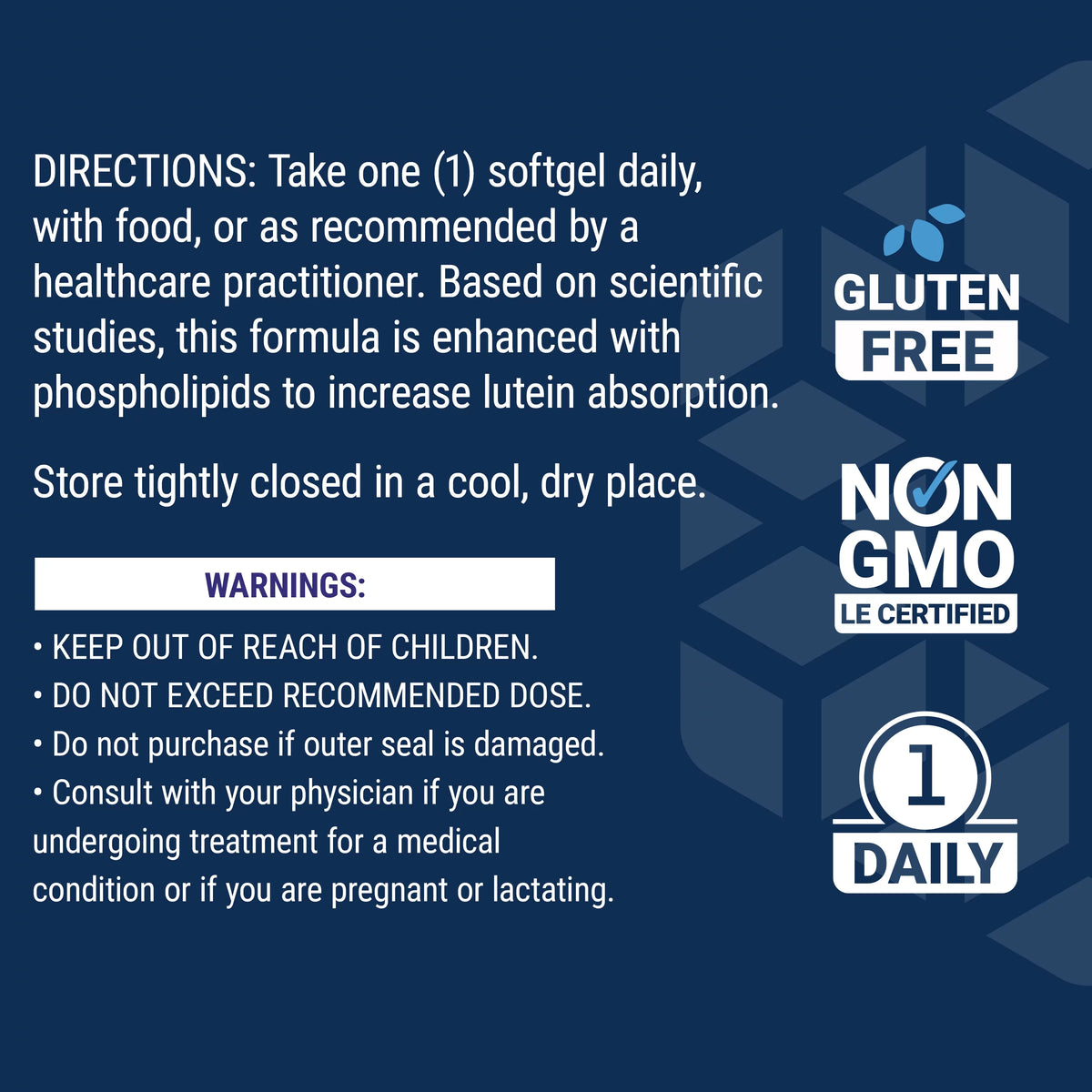 Eye Health Supplement with Saffron & Astaxanthin – 60 softgels N185