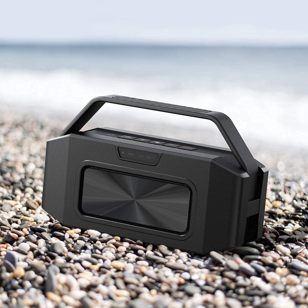 60W Portable Bluetooth Speaker with Deep Bass, IPX6 Waterproof, 40H Playtime P385