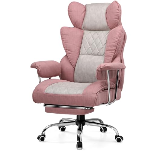 Black PU Leather Gaming Chair with Footrest U411