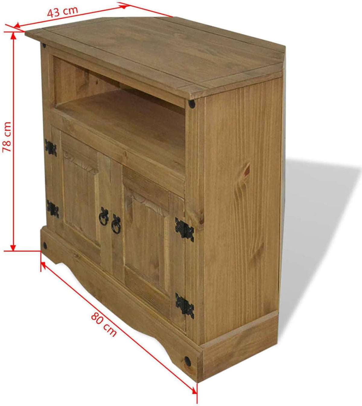 Console Table Mexican Pine 31.5"x16.9"x30.7" C987