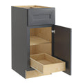 15-in W x 34.5-in H x 24-in D Onyx Painted Pine Base Cabinet X412628