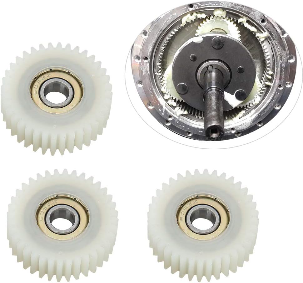 3PCS Nylon Drive Gear 36T Planetary Gears E-Bike Wheel Hub Motor with Bearing E987