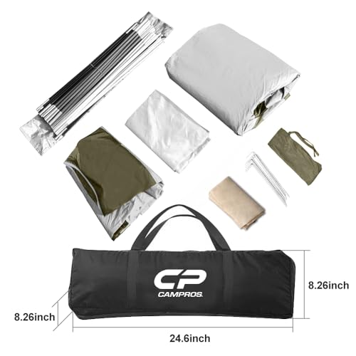 8 Person Camping Tent with Carry Bag A16160