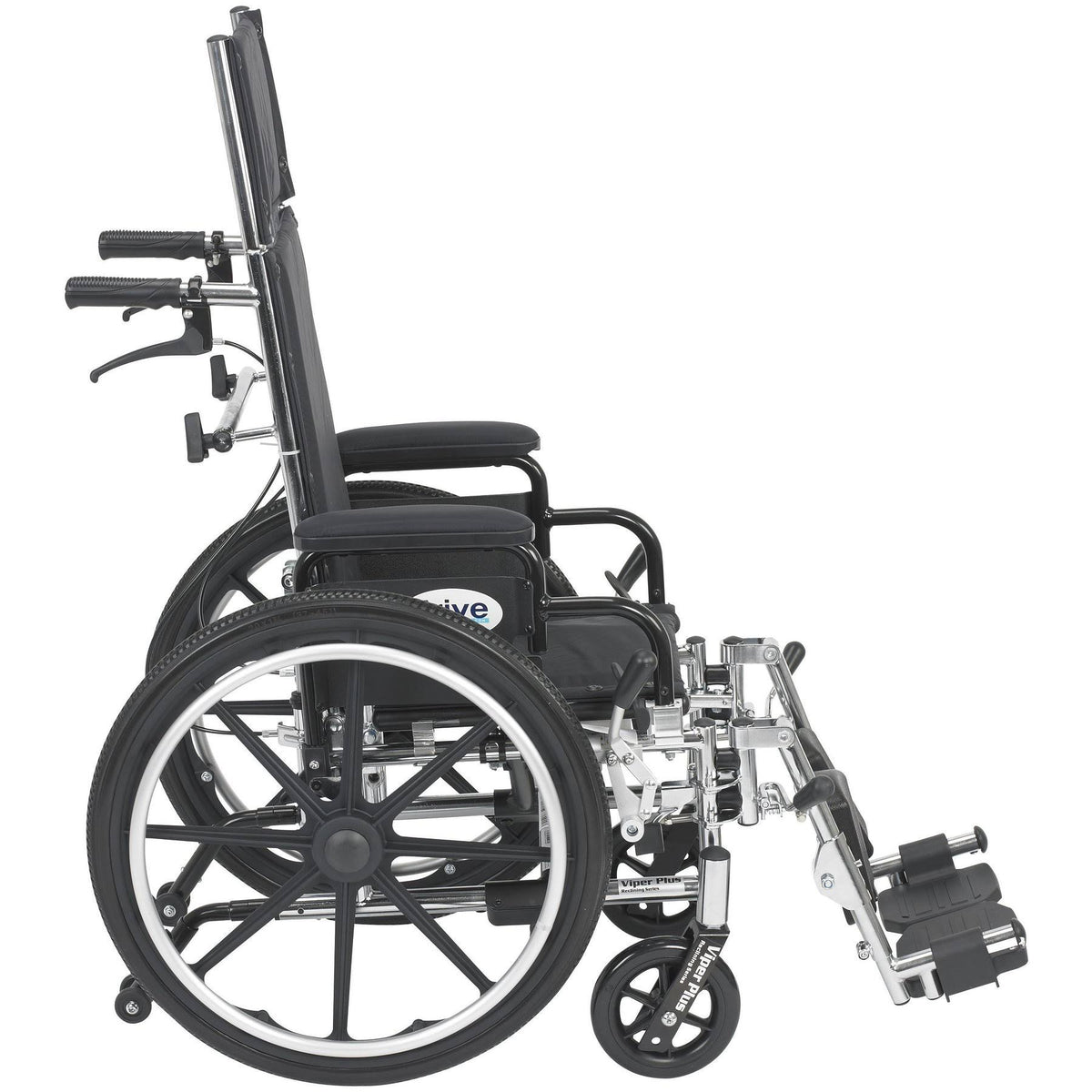 Light Weight Reclining Wheelchair with Elevating Leg Rests Q989