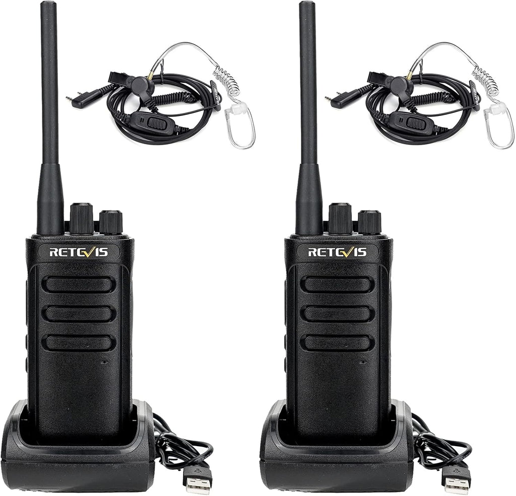 Walkie-Talkies 2 Pack 16CH 2000mAh Rechargeable Two Way Radios with Earpiece Z130255