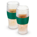 Green Double Walled Insulated Plastic Pint Glasses P11344