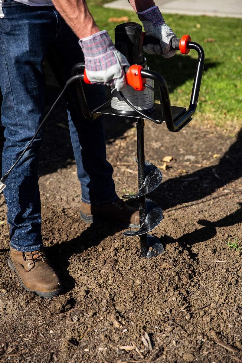 1500W Electric Post Hole Digger with 6" Auger Bit Set L122969