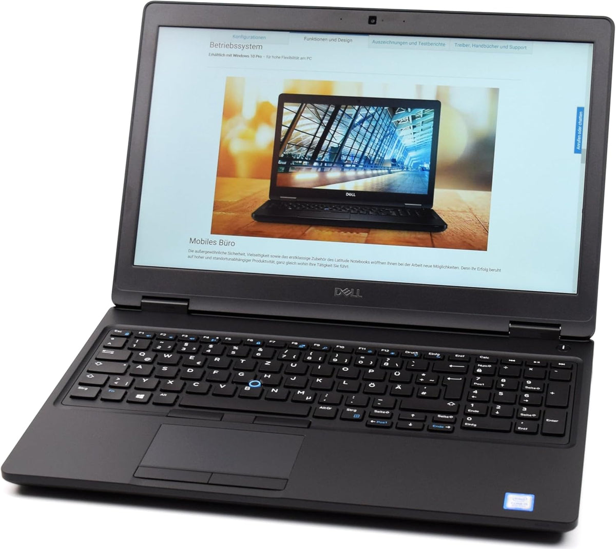15.6in HD Intel Core i5-7300U 16GB DDR4 256GB SSD Win 10 Pro Laptop J645
